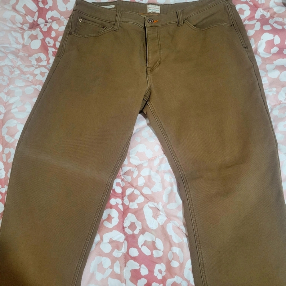 Brown Casual Pants